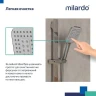 Ручной душ Milardo Ideal Spa ILS3FCSM18 Хром