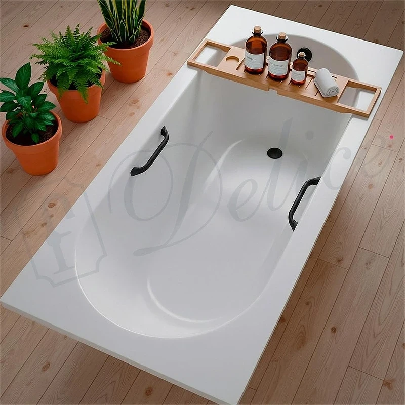 Ванна из искусственного камня Delice Bravo 150х70 DLR330036RB-M цвет Белый