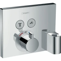 Смеситель для душа Hansgrohe ShowerSelect 15765000 с термостатом Хром латунь встраиваемый