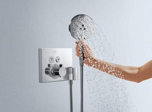 Смеситель для душа Hansgrohe ShowerSelect 15765000 с термостатом Хром латунь встраиваемый