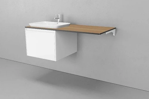 Столешница под раковину Velvex Klaufs 120 L StKLA.120.60.TL.MH-217.617 Черная Шатане