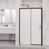 Душевая дверь RGW Passage PA-017 140 350801714-24 профиль Черный стекло матовое-сатинат