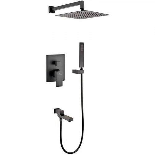 Душевая система Grocenberg GB5089BL-1 Черная матовая