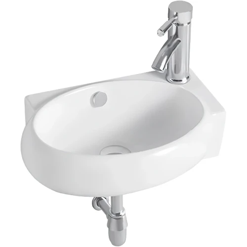 Раковина Aquatek 42 R AQ5304-00 Белая фарфор подвесная