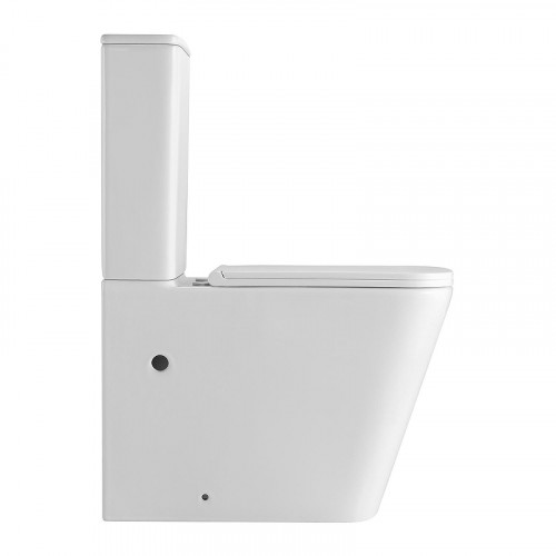 Унитаз компакт Azario Terra Торнадо AZ-6003-A цвет Белый с бачком и сиденьем Микролифт
