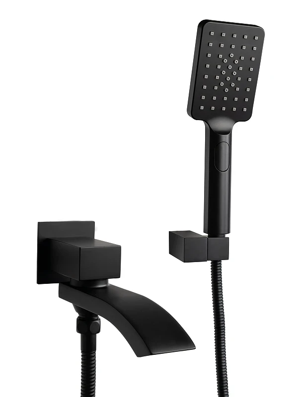 Душевая система FILARETE Waterfall FL1012BL цвет Черный матовый