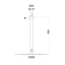 Верхний душ Fiore 30CR8644 цвет Хром