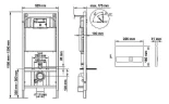 Унитаз с инсталляцией AM.PM Spirit FlashClean C701700WH+C707857WH + Berges Novum L3 040213 с сиденьем Микролифт и клавишей смыва Хром