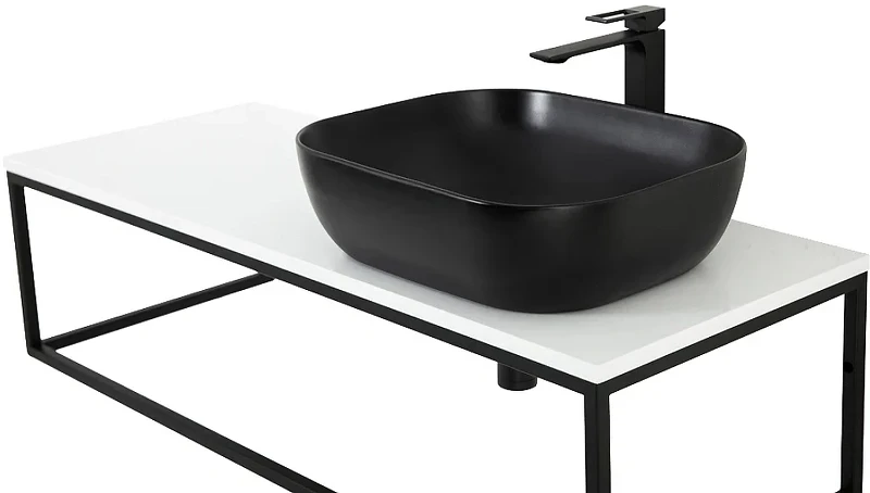 Столешница под раковину BelBagno 120 EK-120-AS-BO-R Bianco Opaco