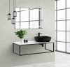 Столешница под раковину BelBagno 120 EK-120-AS-BO-R Bianco Opaco