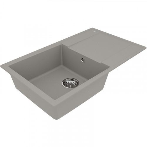 Кухонная мойка Lemark Imandra 840 9910033 Грей искусственный камень (литьевой мрамор) встраиваемый