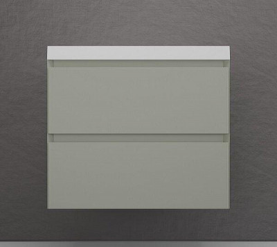 Тумба под раковину Style Line Манхэттен 70 ЛС-00002364 подвесная цвет Олива