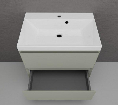 Тумба под раковину Style Line Манхэттен 70 ЛС-00002364 подвесная цвет Олива