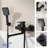 Смеситель для ванны Ceruttispa Клелия (Clelia) VXLMB CT12066 12066 цвет Черный матовый