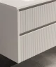 Тумба с раковиной SanVit Рольф 2 60 krolf2060 подвесная Белый глянец МДФ / ЛДСП