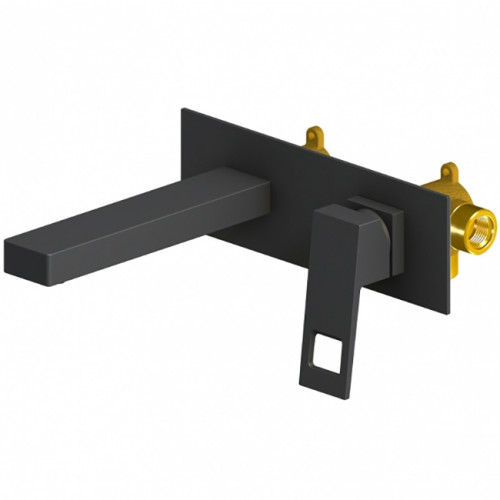 Смеситель для раковины Timo Briana 7171/03SM Черный встраиваемый