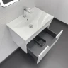 Тумба с раковиной Comforty Кама 60 00-00018655 подвесная цвет Белый глянцевый