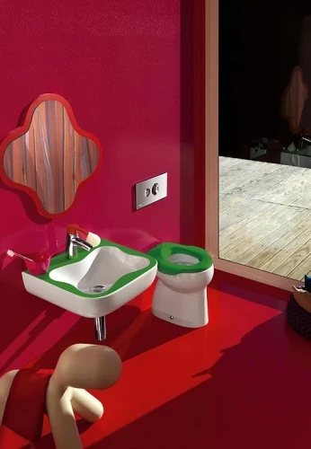 Унитаз Laufen Flora Kids 8.2203.6.000.027.1 приставной без сиденья