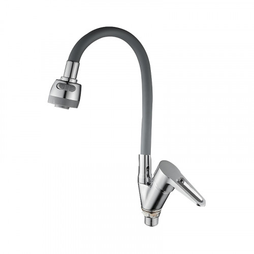 Смеситель для кухни D-Lin D150303-2T цвет  Хром  Серый