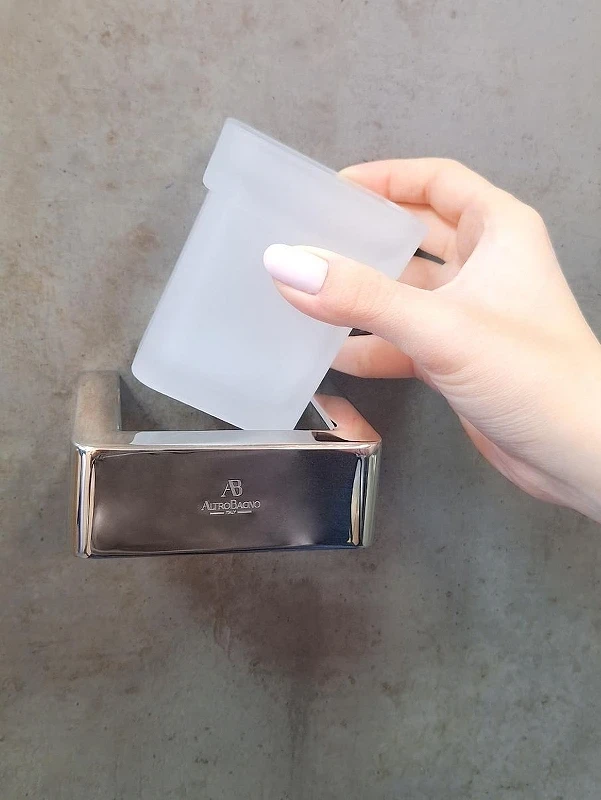 Стакан для зубных щеток AltroBagno Aperto 080202 Cr цвет Хром