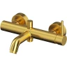 Смеситель для ванны Whitecross Y brushed gold Y1230GLB Брашированное золото латунь на стену