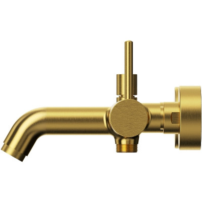 Смеситель для ванны Whitecross Y brushed gold Y1230GLB Брашированное золото латунь на стену