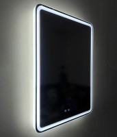 Зеркало BelBagno Marino 100 SPC-MAR-1000-800-LED-TCH-SND с подсветкой с голосовым управлением и подогревом стекло