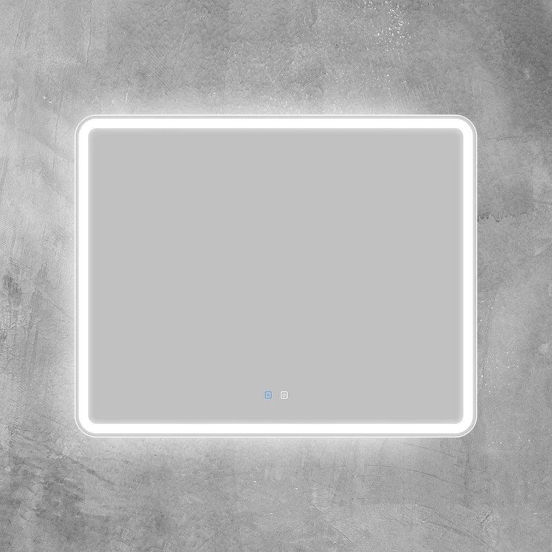 Зеркало BelBagno Marino 100 SPC-MAR-1000-800-LED-TCH-SND с подсветкой с голосовым управлением и подогревом стекло