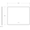 Зеркало BelBagno Marino 100 SPC-MAR-1000-800-LED-TCH-SND с подсветкой с голосовым управлением и подогревом стекло