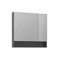 Зеркальный шкаф Orka Malta 73 3001305 подвесной цвет Антрацит матовый