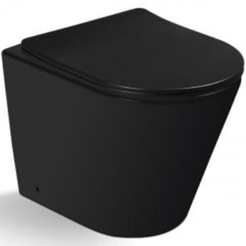 Унитаз SantiLine SL-5020MB приставной с сиденьем Микролифт фаянс приставной