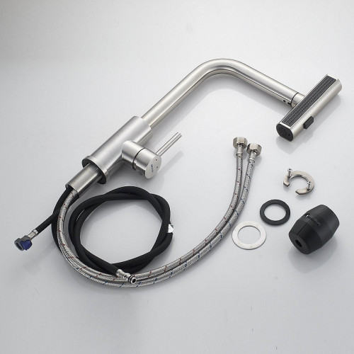 Смеситель для кухни Shevanik S263L цвет Сатин