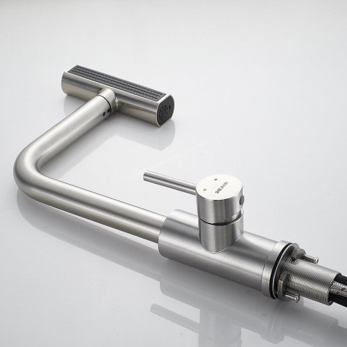 Смеситель для кухни Shevanik S263L цвет Сатин