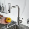 Смеситель для кухни Shevanik S263L цвет Сатин