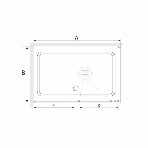 Душевой уголок RGW Stilvoll 150x80 323242158-014 профиль цвет Черный стекло прозрачное