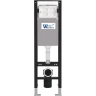 Комплект унитаза с инсталляцией WeltWasser AMBERG 350 + KEHLBACH 004 GL-WT + AMBERG RD-WT 10000012352 цвет Белый глянцевый с сиденьем Микролифт и клавишей смыва цвет Белый