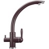 Смеситель для кухни Ulgran Classic U-017-345 Шоколад латунь
