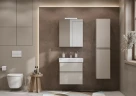 Зеркальный шкаф Roca Oleta 60 L A857645515 с подсветкой Капучино