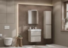 Зеркальный шкаф Roca Oleta 60 L A857645515 с подсветкой Капучино