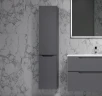 Шкаф пенал AQUAme S3 33 AQM9003GM подвесной цвет Антрацит