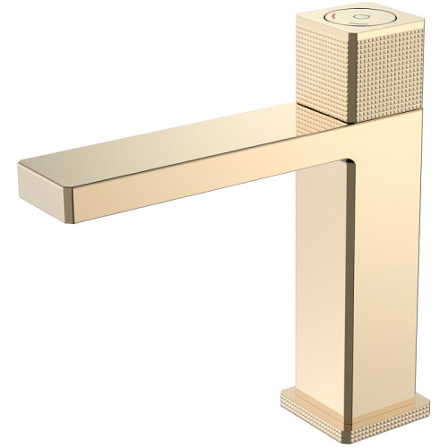 Смеситель для раковины Boheme Quad 159-G Золото латунь