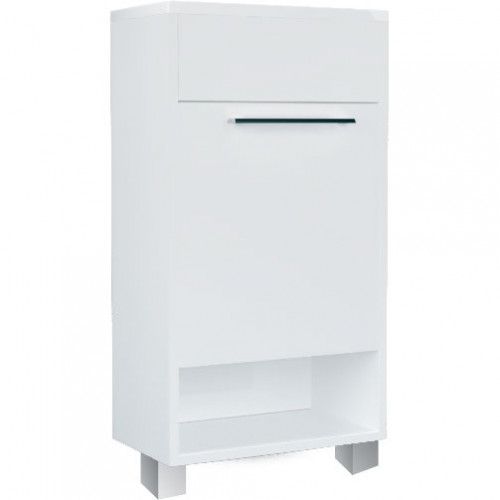 Тумба с раковиной 1MarKa Lira 40Н L У85921 Белая глянцевая МДФ / ЛДСП