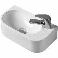Раковина Vincea 40 R VBS-506R Белая фарфор подвесная