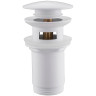 Донный клапан Abber AF0009W click-clack Белый