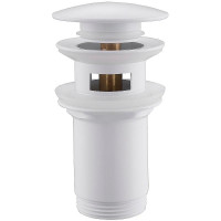 Донный клапан Abber AF0009W click-clack Белый