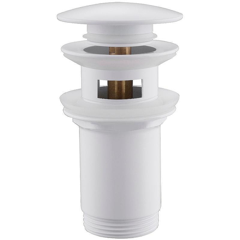 Донный клапан Abber AF0009W click-clack Белый
