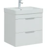 Тумба под раковину Aquanet Ирис new 60 310144 подвесная Белая глянцевая МДФ / ЛДСП