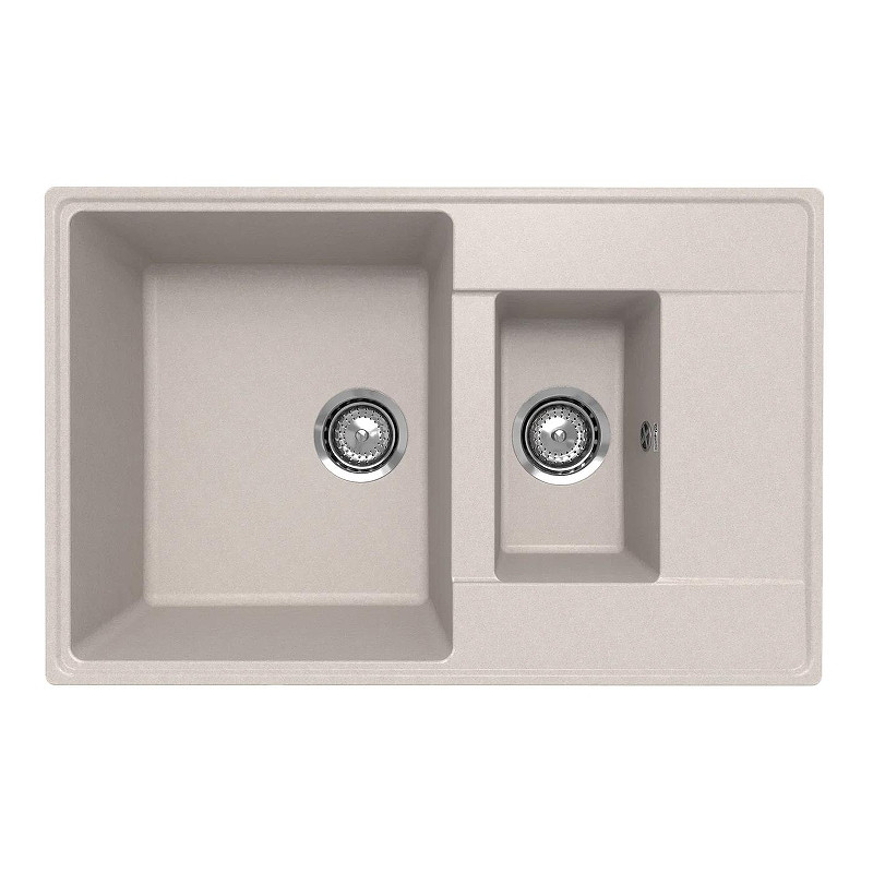 Кухонная мойка Ulgran Quartz Prima 780 1,5K-10 цвет Песок
