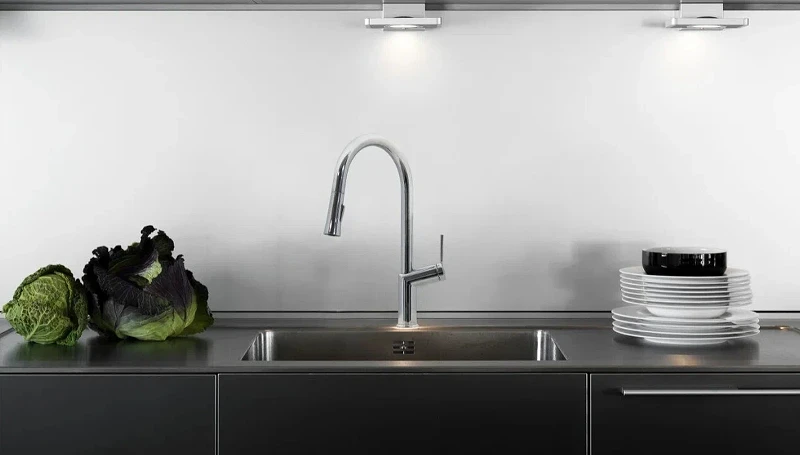 Смеситель для кухни Lemark Minima LM3850C Хром латунь