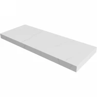 Столешница под раковину Boheme Armadi Art Flat 120 869-120-CLCT Белый мрамор искусственный камень (литьевой мрамор)